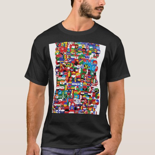 Countryball Graphic T - Shirt (Vorderseite)