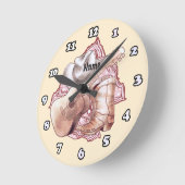Countrygitarre runde wanduhr (Winkel)