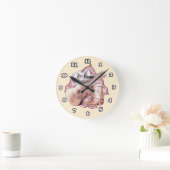 Countrygitarre runde wanduhr (Zuhause)