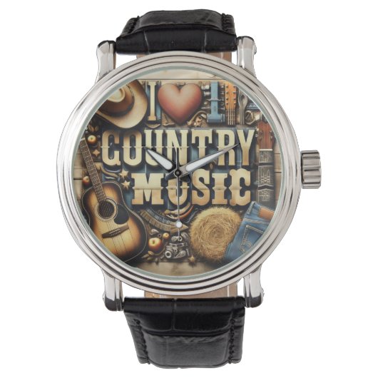 Countrymusik. Armbanduhr (Vorderseite)