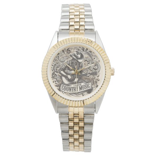 Countrymusik. Armbanduhr (Vorderseite)