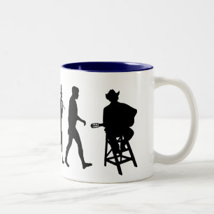 Countrymusik-Countrymusik-Sänger Zweifarbige Tasse