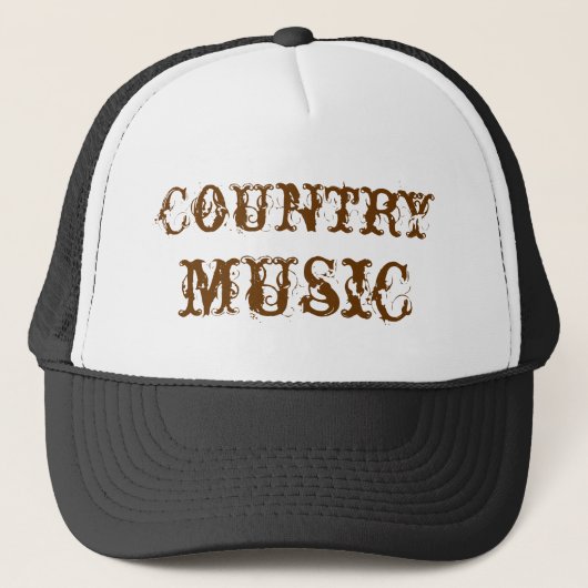 Countrymusik Truckerkappe (Vorderseite)