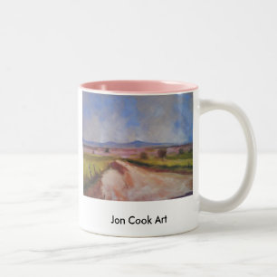 CountryRoad, Jon Koch-Kunst Zweifarbige Tasse