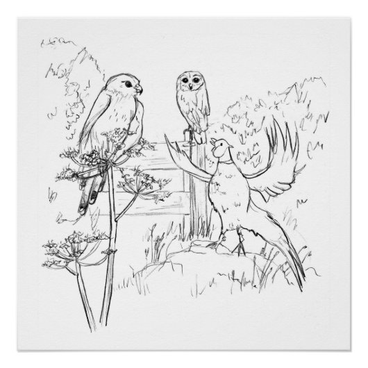 Countryside Chatter (part 4 of a set) Poster (Vorderseite)