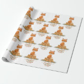 Countryside Fox Daisy Baby Shower Farmhouse Geschenkpapier (Ungerollt)