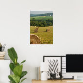 Countryside Hay Bales Poster (Heimbüro)