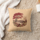 Countryside in the Autumn Quilling effect design Kissen (Decke)