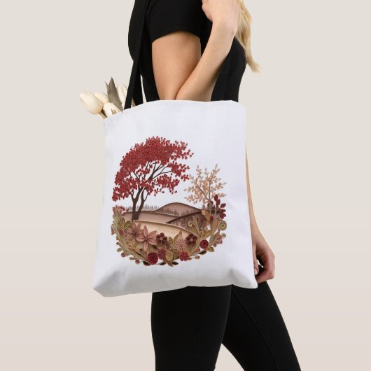 Countryside in the Autumn Quilling effect design Tasche (Von Nahem)