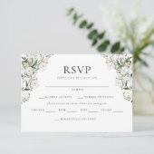 Countryside Manor Wedding RSVP Begleitkarte (Stehend Vorderseite)