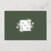 Countryside Manor Wedding RSVP Begleitkarte (Rückseite)