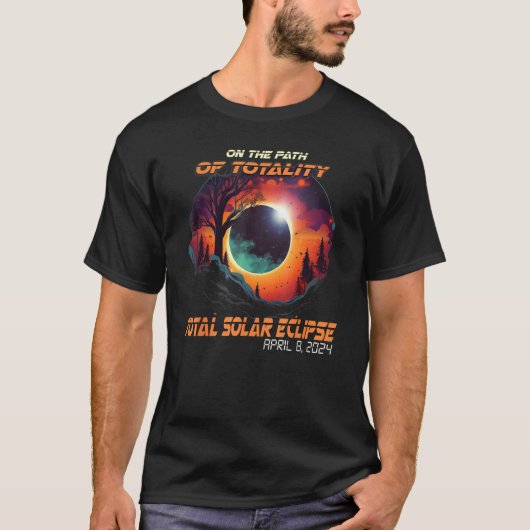 Countryside On The Path Of Totality Total Solar Ec T-Shirt (Vorderseite)