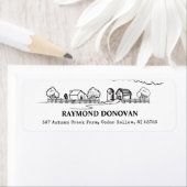 Countryside Rustic Farmhouse Return Address  (Insitu)