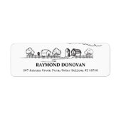 Countryside Rustic Farmhouse Return Address  (Vorne)