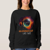 Countryside Total Solar Eclipse 2024 New Brunswick Sweatshirt (Vorderseite)