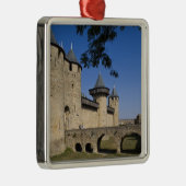 Counts Castle, Carcassonne, Aude, Languedoc, Ornament Aus Metall (Rechts)