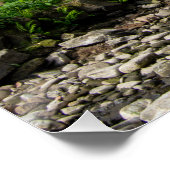 County Bridge und der River Calder, Sowerby Bridge Poster (Ecke)