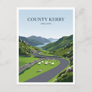 County Kerry — Ring of Kerry Bergstraße Kenmare Postkarte