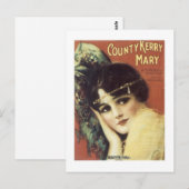 County Kerry wird ins Deutsche als Grafschaft Kerr Postkarte (Vorne/Hinten)
