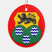 County Leitrim Ireland Keramik Ornament (Links)