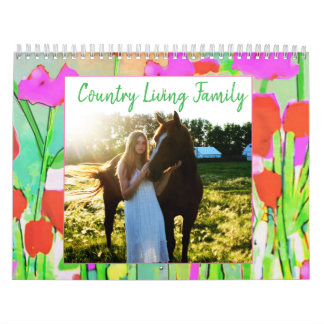 County Living with Family and Style Calendar Kalender