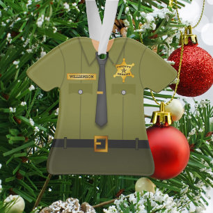 County Sheriff-Grünuniform Ornament