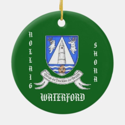 County Waterford Ireland Christmas Ornament (Hinten)