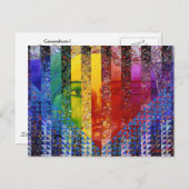 Counundrum I - Rainbow Woman Postkarte (Vorne/Hinten)