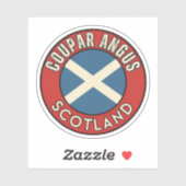 Coupar Angus, Schottland Aufkleber (Blatt)