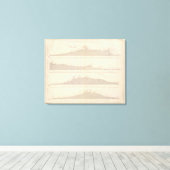 Coupe de divers Passagen, Andes Leinwanddruck (Insitu (Holzboden))