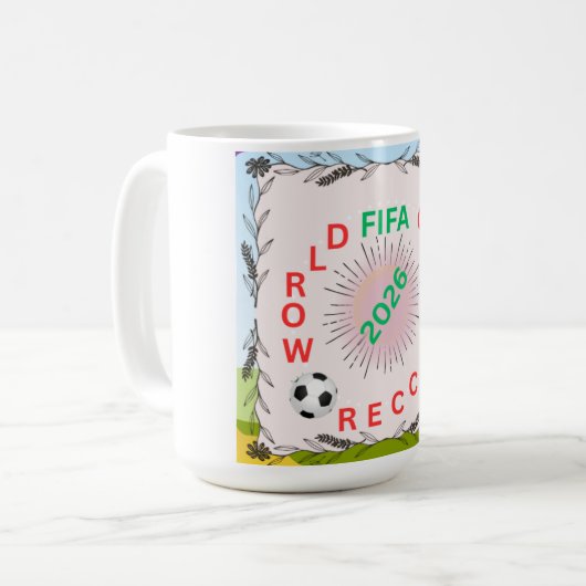 Coupe du Monde de la FIFA 2026 Kaffeetasse (Vorderseite Links)
