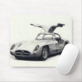 Coupé Mercedess 300SLR Mousepad (Mit Mouse)