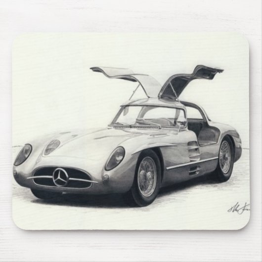 Coupé Mercedess 300SLR Mousepad (Vorne)