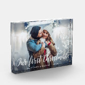 Coupe unser erstes Weihnachten Fotoblock (Links)