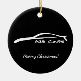 CoupéG35 brushstroke-Weihnachtsverzierung Keramikornament