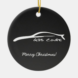CoupéG35 brushstroke-Weihnachtsverzierung Keramikornament