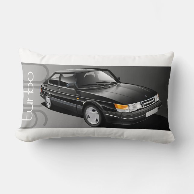 Coupékissen Saabs 900 Turbo Lendenkissen (Vorderseite)