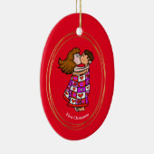 Coupels erste Weihnachtsdekoration Keramik Ornament (Rechts)