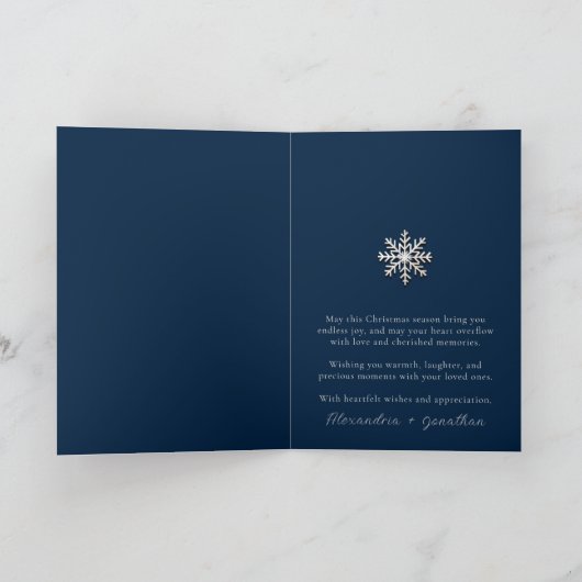 Coupels erste Weihnachtskarte Karte (Innenseite)