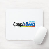 Couplabeers Couple Of Beers Funny Meme Fast Acting Mousepad (Mit Mouse)