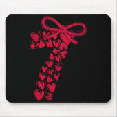 Couple 7 67 - Cute Six Seven Hearts Matching 67 Va Mousepad (Vorne)