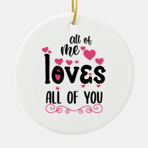 Couple Art alle von mir Lieben Sie alle Keramik Ornament