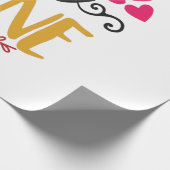 Couple Art Bee Mine Geschenkpapier (Ecke)