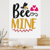 Couple Art Bee Mine Poster (Küche)