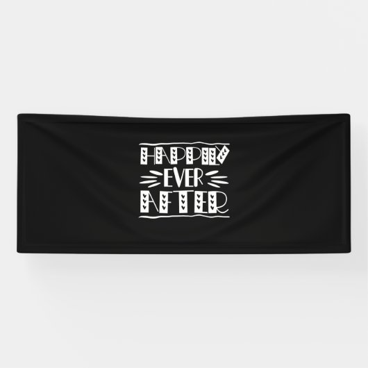 Couple Art glücklich immer nach Banner (Horizontal)