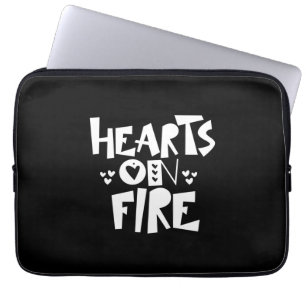 Couple Art hört auf Feuer Laptopschutzhülle