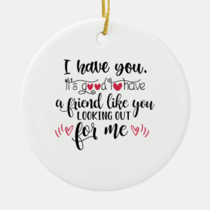 Couple Art I Have You Keramik Ornament