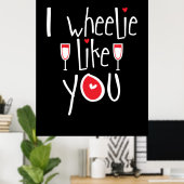 Couple Art I Like You Poster (Heimbüro)
