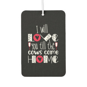 Couple Art I Will Liebe You Autolufterfrischer