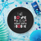 Couple Art I Will Liebe You Pappteller (Party)